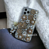 Purely handmade goddess must-have│rhinestone crystal lip iPhone/Samsung mobile phone case 