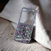 Purely handmade goddess must-have│Crystal rhinestone Samsung Galaxy Z Flip 5 6 mobile phone case 