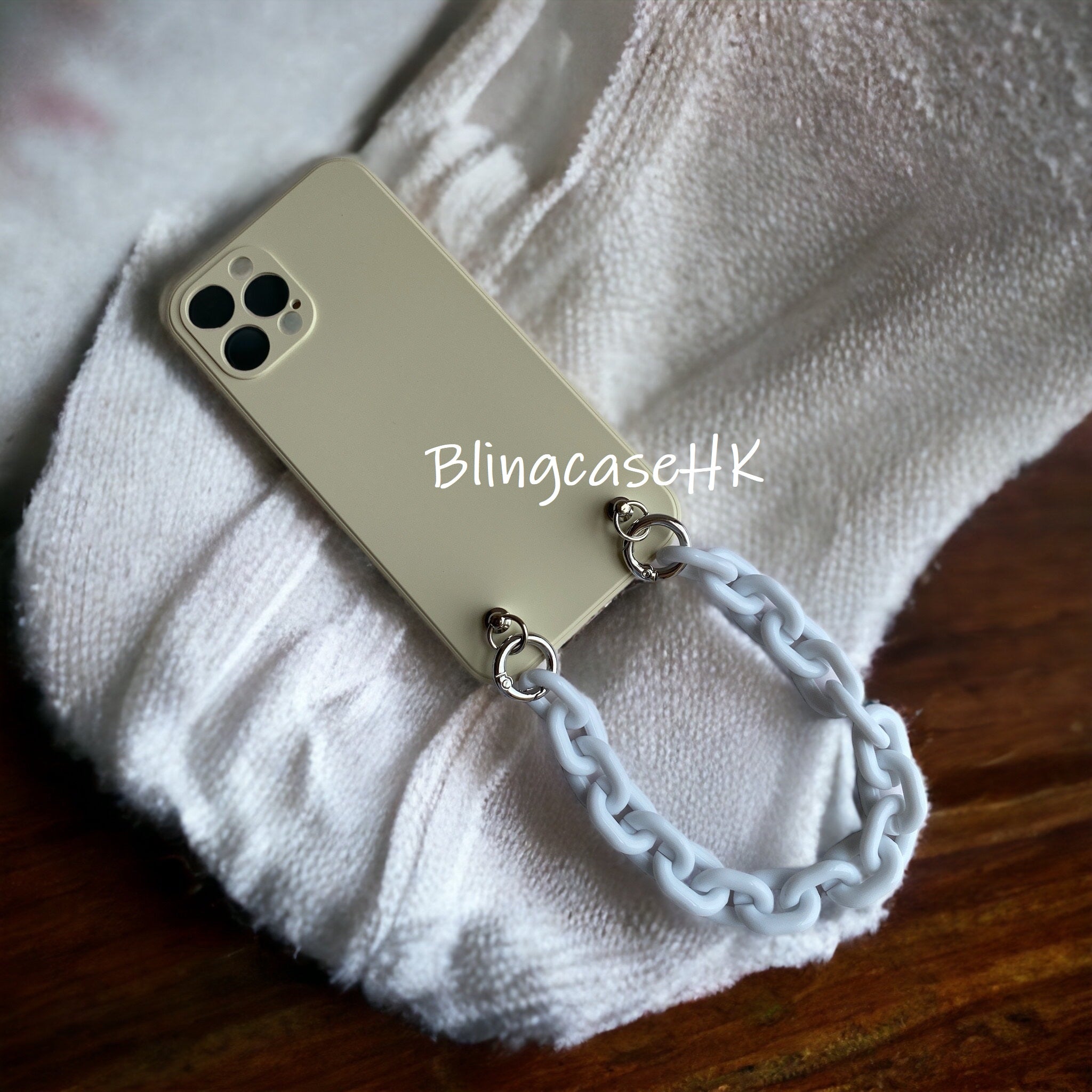 Handmade │ Bracelet lanyard + adjustable cross-body strap iPhone / Samsung mobile phone case 