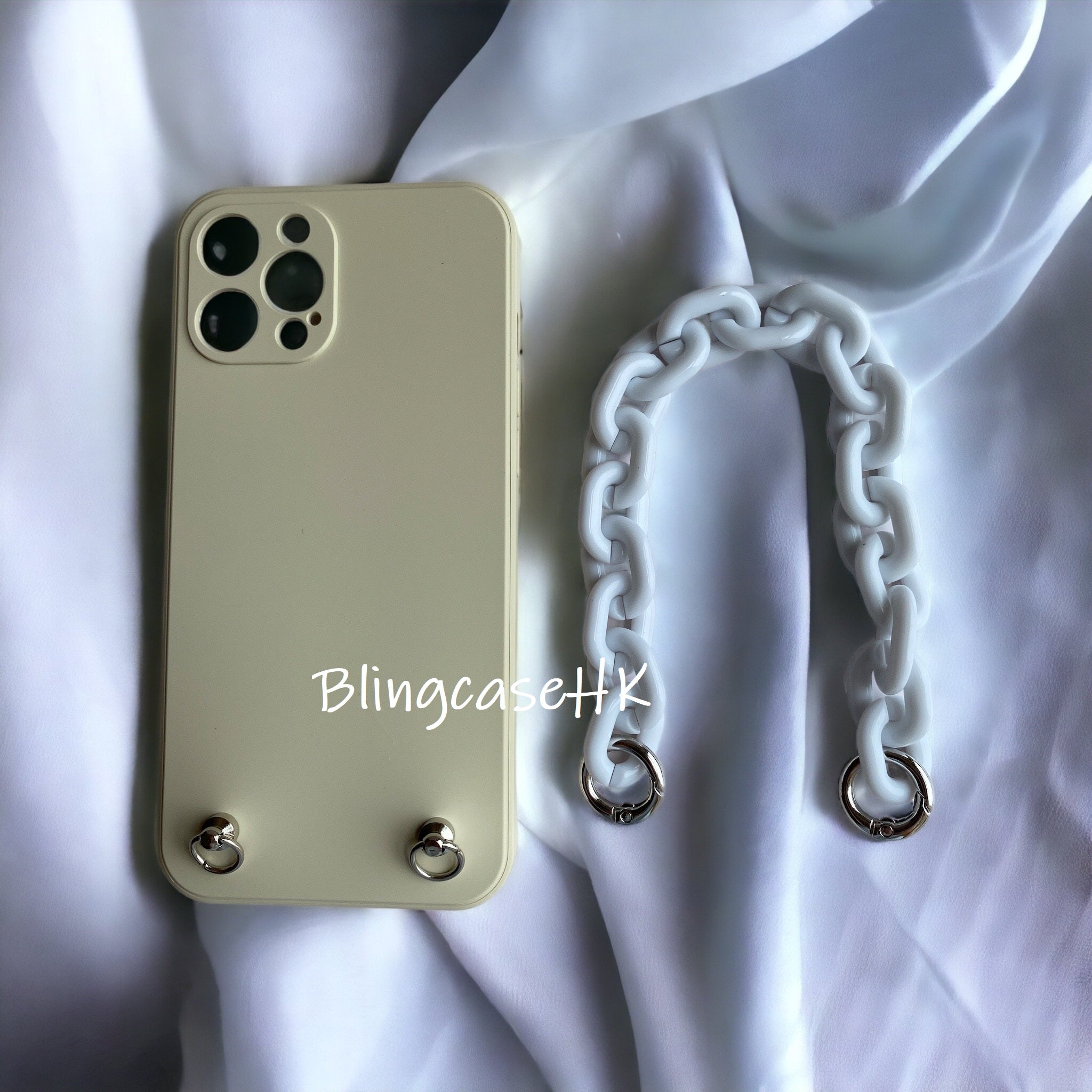 Handmade │ Bracelet lanyard + adjustable cross-body strap iPhone / Samsung mobile phone case 