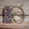 Purely handmade│Cross strap perfume bottle crystal rhinestone iPhone / Samsung mobile phone case 