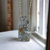 Purely handmade│Cross strap perfume bottle crystal rhinestone handbag iPhone / Samsung mobile phone case 