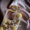 Handmade Girls Series│Cross Strap Perfume Bottle Crystal Rhinestone iPhone/Samsung Phone Case 