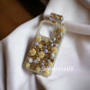 Handmade Girls Series│Cross Strap Perfume Bottle Crystal Rhinestone iPhone/Samsung Phone Case 