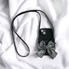 Handmade│ Diagonal lanyard strap card pocket Sunflower iPhone / Samsung mobile phone case 