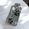 Purely handmade│Cross strap perfume bottle crystal rhinestone iPhone / Samsung mobile phone case 