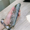 Handmade│ Crystal Cat Wristband Bracelet Lanyard iPhone Glue Phone Case 