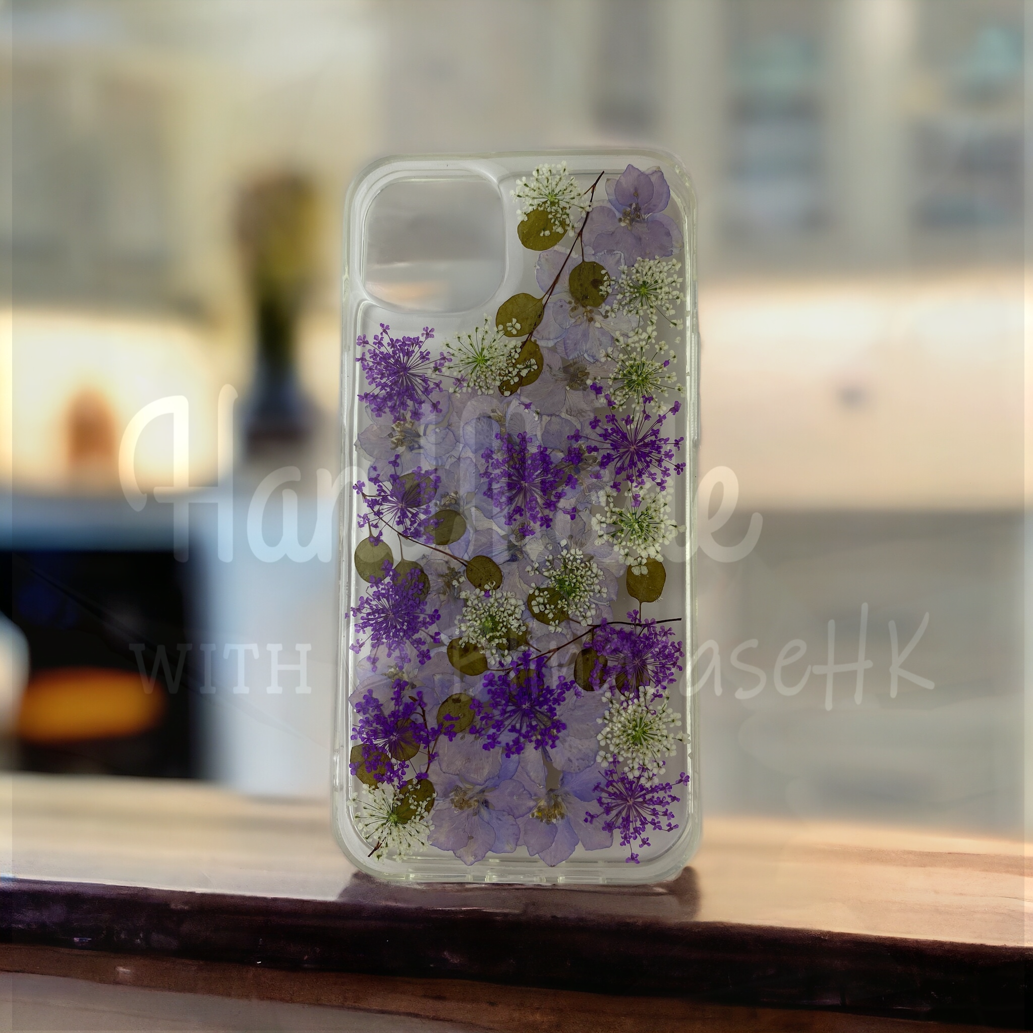 Purely handmade essential for literary youth│dry flower embossed preserved flower iPhone case 