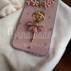 Purely handmade goddess must-have│rhinestone crystal lip iPhone/Samsung mobile phone case 