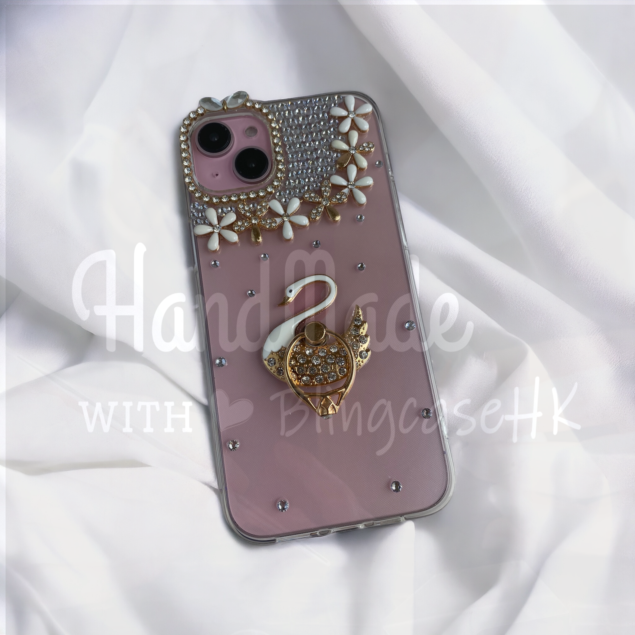 Purely handmade goddess must-have│rhinestone crystal lip iPhone/Samsung mobile phone case 