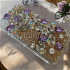 Purely handmade goddess must-have│rhinestone crystal lip iPhone/Samsung mobile phone case 